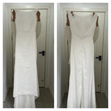Runhufu Simple Mermaid Wedding Dresses Sexy Backless Sleeveless Bridal Dress Comfortable Satin Elegant Long Vestidos De Novia