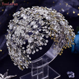 Runhufu HP240 Bridal Crown Wedding Tiara and Headdress Hair Accessories Luxury Bride Headpiece Pageant Headband Hair Jewelry