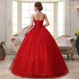 runhufu Off White Applique V Neck Sweet Princess Wedding Dress Strapless Plus Size Wedding Gowns Retro Lotus Bridal Dress