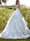 Runhufu Sweetheart A-Line Wedding Dress Lace Applique Sleeveless Tulle Bridal Gowns Vestido De Novia