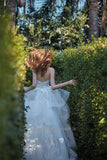 Runhufu Sweetheart A-Line Wedding Dress Lace Applique Sleeveless Tulle Bridal Gowns Vestido De Novia