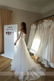 Runhufu Sleeve Tulle Beads Pearls Wedding Dresses Sweetheart Pleat Wedding Gowns Backless A-line Court vestido de novia