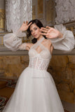 Runhufu Sweetheart Neckline Wedding Dresses Lace Appliques Princess Bridal Gowns Custom Made Vestido De Noiva