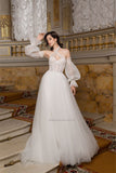 Runhufu Sweetheart Neckline Wedding Dresses Lace Appliques Princess Bridal Gowns Custom Made Vestido De Noiva