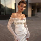 Runhufu Sexy Mermaid Wedding Dresses 2024 Sweetheart Sequines Bridal Dress Saudi Arabia Wedding Evening Prom Gowns Custom Size