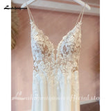 Runhufu Beach Wedding Dress 2024 Spaghett Straps Robe Mariee Vintage Lace Appliques Boheme Wedding Dresses Vestidos de Nova