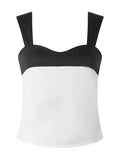Runhufu Y2K Milkmaid Camisole Top Y2K Fairy Grunge Backless Tie Up Mini Vest Retro Aesthetic Women Crop Top Streetwear