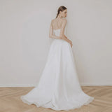Runhufu Sexy Strapless Wedding Dress Elegant A-line Sleeveless Vestido De Noiva Classic Lace Up Small Train Robe De Mariee
