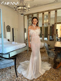 Runhufu Strapless Backless Wedding Dress Sparkly Sequins Beads Bride Robe Graceful Feathers Long Bridal Gown Robe De Mari¨¦e