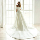 Runhufu elegant wedding dress with detachable train sexy Sweetheart backless Beach Auditorium wedding romantic bridal PROM dress