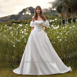 Runhufu Sweetheart A-Line Wedding Dress Lace Applique Sleeveless Tulle Bridal Gowns Vestido De Novia