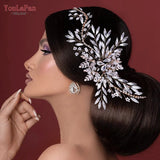 Runhufu HP277 Bride Wedding Hair Accessories Rhinestone Headband Bridal Headpiece Hair Ornament for Women Hair Jewelry Headwear