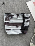 Runhufu Sexy Tie dye Women Camisole 2024 Slim Fashion Vacation Summer Backless Y2K Elegant Ladies Temperament Tank Top