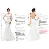 Runhufu NICEB Square Neck Button Wedding Dress For Women Satin Sleeveless Bridal Gown A-Line Princess Vestidos De Novia Backless