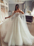 Runhufu Long Wedding Dresses For Women Full Sleeves Ivory Wendding Dress Glitter Applique Dresses For Wome 2024 ????? ????? ??????