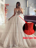 Runhufu Wedding Dresses For Women Spaghetti Strap Sexy Wendding Dress Tulle Long Dresses For Wome 2024 ????? ????? ??????