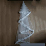 runhufu Wedding Veil New Lace Soft Net Bright One Layer 3 Meters 5 Meters Long Bride Veils Wedding Accessories