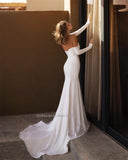 Runhufu Strapless A-Line Wedding Dresses Sleeveless Sweep Train Bridal Gowns Vestidos De Noiva