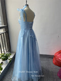 Runhufu 2024 Simple Shiny Silk Organza Baby Blue Long Evening Party Dresses Korea Lady Straps Lace Up Back Formal Prom Gowns