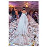 Runhufu Luxury Women Lace Decal Mermaid Wedding Dress Sexy Off Shoulder Dubai 2023 Premium Gown De Mariée Plus Size Customized