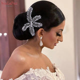 Runhufu HP263 Bridal Hair Comb Handmade Rhinestone Bride Headpieces Women Hair Pins Party Wedding Hair Accessories Headwear