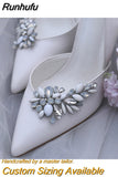 Runhufu X19 Opal Diamond Shoe Buckle Rhinestones Women Decoration Buckle Shoe Shop Accessories 2023 High Heels Decorations