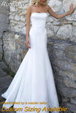 Runhufu Satin Mermaid Wedding Dresses For Women 2023 Bride Gown Elegant Lace Appliques Vestido De Novia Suknia Ślubna Robe Mariage