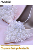 Runhufu HX39 2pcs Rhinestones High Heel Buckle Decoration Women Bride Shoes Clips Charm Wedding Shoes Buckle Shoe Crystal Clip
