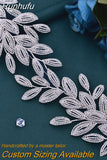 Runhufu HP484 Bridal Tiara Leaf Shape Headband Wedding Hair Accessories Women Headdress Pageant Brides Headwear Hair Ornaments
