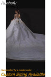 Runhufu Off The Shoulder Wedding Dress Big Butterfly 2023 New Bride Dress Beading Shiny Big Ball Gown Long Train Vestido De Noiva