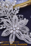 Runhufu HP484 Bridal Tiara Leaf Shape Headband Wedding Hair Accessories Women Headdress Pageant Brides Headwear Hair Ornaments