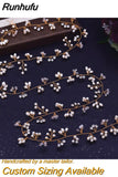 Runhufu HP243 Full Rhinestone Headband for Women Bridal Headpiece Wide Hair Band Handmade Headwear Wedding Hair Accessories