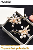 Runhufu X05 2pcs/lot Bride High Heels Clips Rhinestone Bridal Wedding Shoes Buckle Women Accessories High Heel Decoration