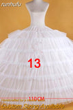 runhufu New 3 Rings Petticoat For Wedding Dress Elastic Band Lace Up Can Be Adjustable Wedding Accessories 12 Styles Available