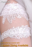 Runhufu Wedding Garter Rhinestone Sexy Garters Women/Female/Bride Thigh Ring Bridal Lace Leg Ring Loop Bride Keepsake THS464