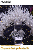 Runhufu HP399 Vintage Bridal Crown And Tiara Shining Crystal Wedding Headband Bridal Hair Accessories Luxury Wedding Jewelry