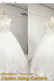 Runhufu Quality See Through Sexy Strapless Lace Up Wedding Dresses 2023 Ball Gowns Vestidos De Novia Plus Size Customized Dress