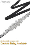 Runhufu S12 Rhinestones Bridal Belt Bling Crystal Dress Applique Bridesmaids Belts Wedding Party Accessories Dress Decoration