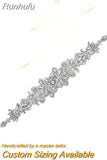 Runhufu S12 Rhinestones Bridal Belt Bling Crystal Dress Applique Bridesmaids Belts Wedding Party Accessories Dress Decoration