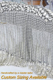 Runhufu SP48 Tassel Shoulder Patches for Wedding Dress Epaulet Woman Clothing Accessories Handmade Rhinestone Patches Jewelry