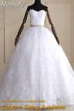 Runhufu Train Ball Gown Belted Wedding Dresses 2023 Bridal Dress Off Shoulder Vestidos De Novia Robe De Mariee