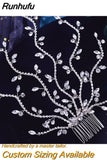 Runhufu HP42 Pearls Woman Comb Wedding Headwear for Party Bride Hair Accessories Bridal Headpiece Bridesmaids Hair Clip