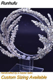 Runhufu HP399 Vintage Bridal Crown And Tiara Shining Crystal Wedding Headband Bridal Hair Accessories Luxury Wedding Jewelry