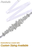 Runhufu S12 Rhinestones Bridal Belt Bling Crystal Dress Applique Bridesmaids Belts Wedding Party Accessories Dress Decoration