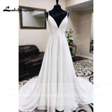 runhufu White Sexy Wedding Dress A Line Engagement Dress Boho Wedding Gowns dress princess white Robe de mariee