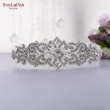 Runhufu S26 Silver Bridesmaids Belt Bridal Belts and Sashes Womens Rhinestone Belts for Black Formal Dresses Wedding Dress Belt