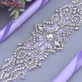 Runhufu S26 Silver Bridesmaids Belt Bridal Belts and Sashes Womens Rhinestone Belts for Black Formal Dresses Wedding Dress Belt