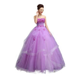 runhufu New Flower Quinceanera Dresses Sexy Strapless Party Prom Dress Plus Size Ball Gown Vestidos De 15 Custom Made Robe De Bal