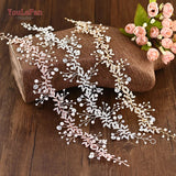 Runhufu HP233 Crystal Wedding Hair Accessories Rhinestone Headband Flower Girl Hair Pieces Women Tiara Bridal Hair Jewelry