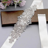 Runhufu S26 Silver Bridesmaids Belt Bridal Belts and Sashes Womens Rhinestone Belts for Black Formal Dresses Wedding Dress Belt